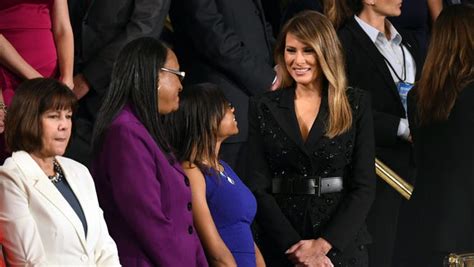 Sequins in Congress: Melania sparkles in Michael 